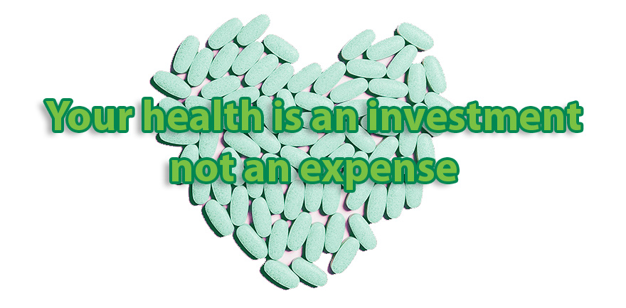 Your health is an investment not an expense