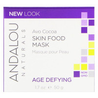 Andalou Naturals, Skin Food Mask, Avo Cocoa, Age Defying, 1.7 oz (50 g)