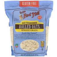 Bobs Red Mill, Old Fashioned Rolled Oats, Whole Grain, Gluten Free, 32 oz (907 g)