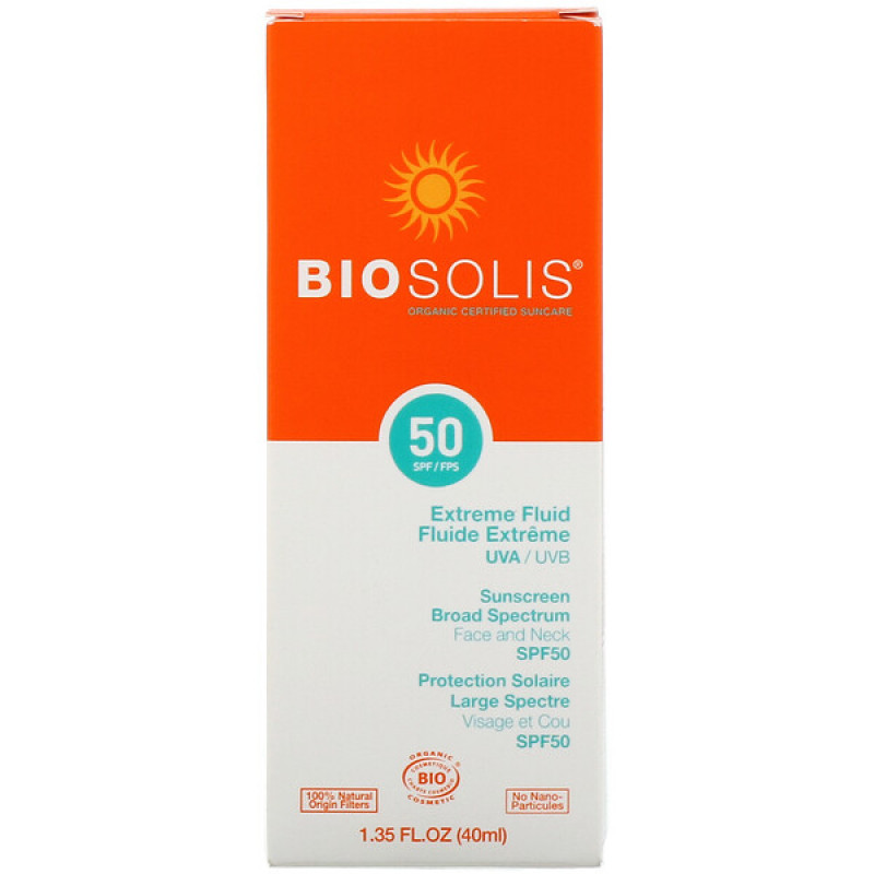 Biosolis, Extreme Fluid, Sunscreen, SPF 50, 1.35 fl. oz (40 ml) Biosolis, Extreme Fluid, Sunscreen, SPF 50, 1.35 fl. oz (40 ml)
