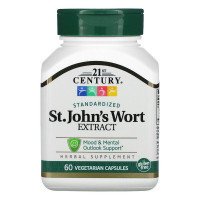 21st Century, St. Johns Wort Extract, 60 Vegetarian Capsules