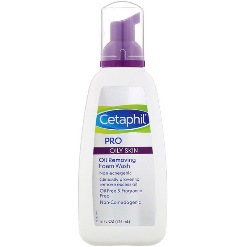 Cetaphil, Pro, Oil Removing Foam Wash, Oily Skin, 8 fl oz (237 ml) Cetaphil, Pro, Oil Removing Foam Wash, Oily Skin, 8 fl oz (237 ml)