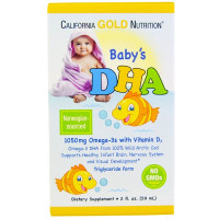 Baby's DHA, 1050 mg, Omega-3s with Vitamin D3, 2 fl oz (59 ml)