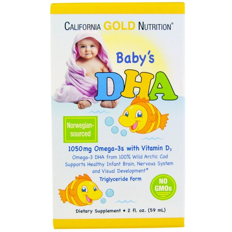 Baby's DHA, 1050 mg, Omega-3s with Vitamin D3, 2 fl oz (59 ml) Baby's DHA, 1050 mg, Omega-3s with Vitamin D3, 2 fl oz (59 ml)