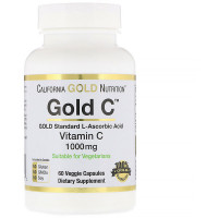 Gold C, Vitamin C, L-Ascorbic Acid, 1,000 mg, 60 Veggie Capsules