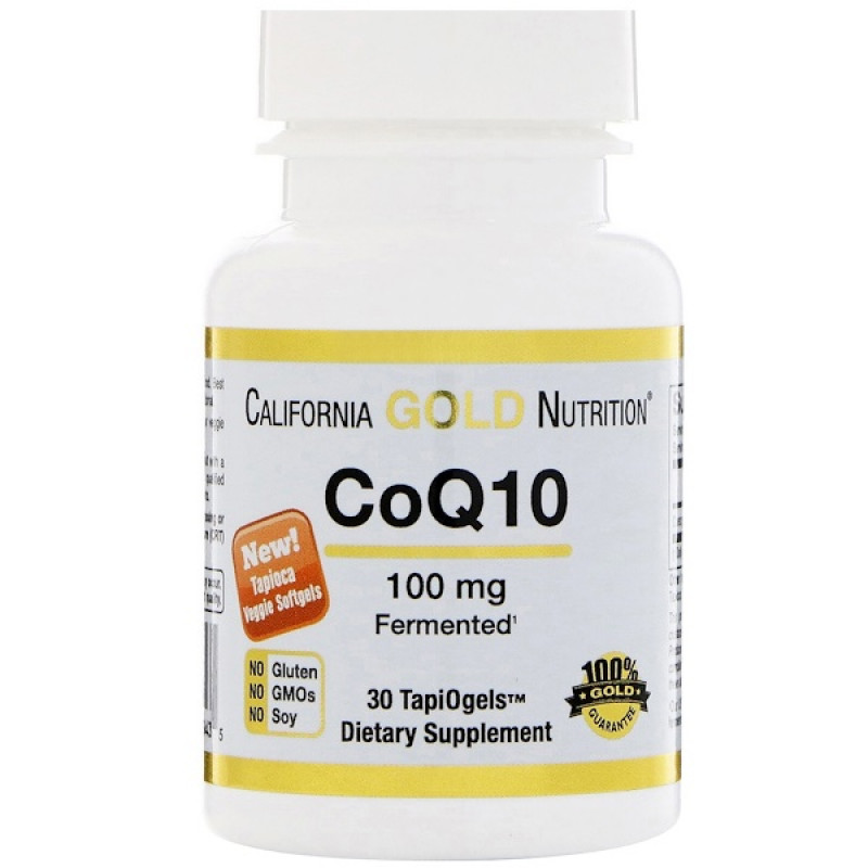 CoQ10, 100 mg, 30 Veggie Softgels CoQ10, 100 mg, 30 Veggie Softgels