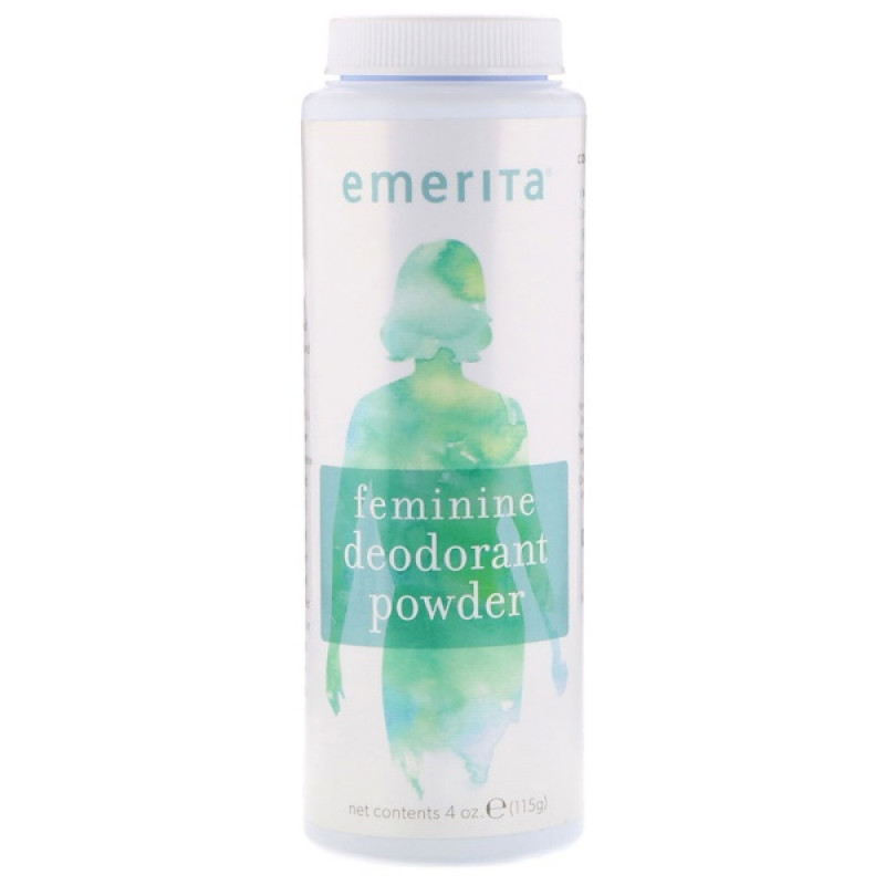 Emerita, Feminine Deodorant Powder, 4 oz (115 g) Emerita, Feminine Deodorant Powder, 4 oz (115 g)
