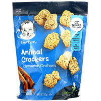 Gerber, Animal Crackers, 12plus Months, Cinnamon Graham, 6 oz (170 g)