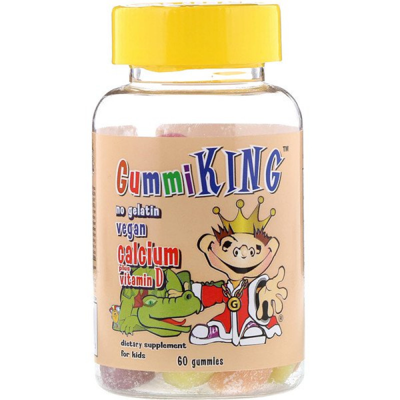 Calcium Plus Vitamin D for Kids, 60 Gummies Calcium Plus Vitamin D for Kids, 60 Gummies