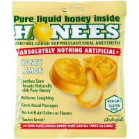 Cough Drops, Honey Lemon, 20 Cough Drops
