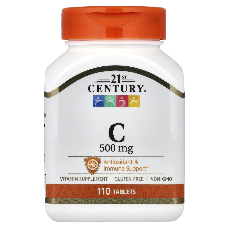 21st Century, Vitamin C, 500 mg, 110 Tablets