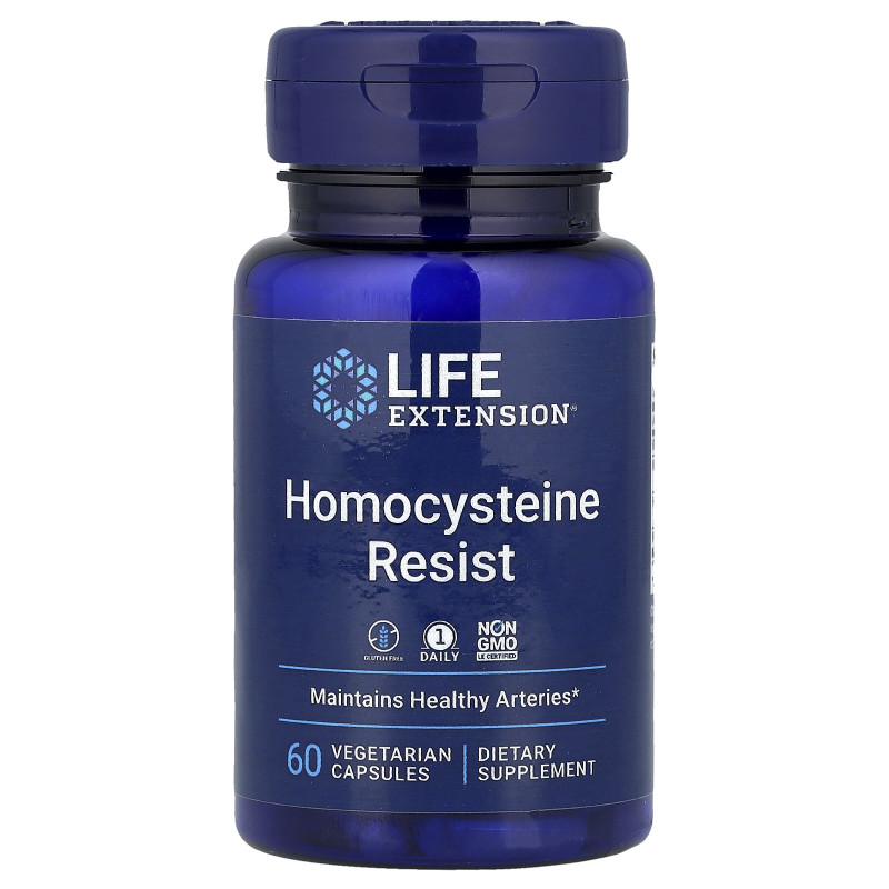 Life Extension, Homocysteine Resist, 60 Vegetarian Capsules