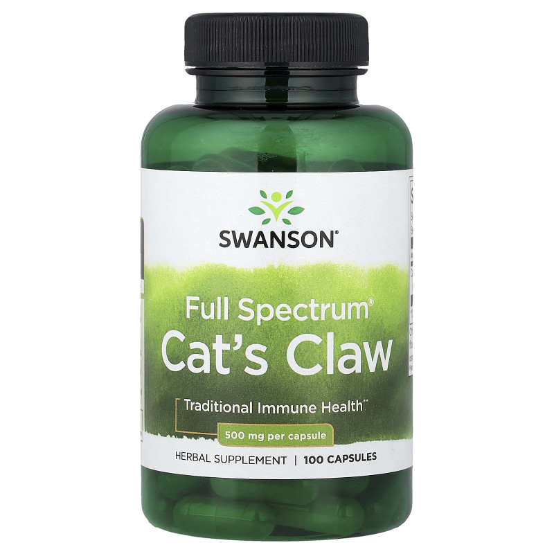 Swanson, Full Spectrum® Cat's Claw, 500 mg, 100 Capsules