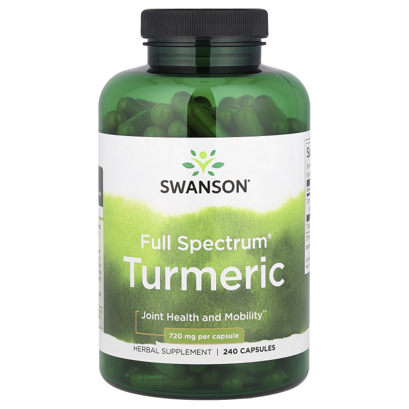 Swanson, Full Spectrum® Turmeric, 240 Capsules (720 mg per Capsule)