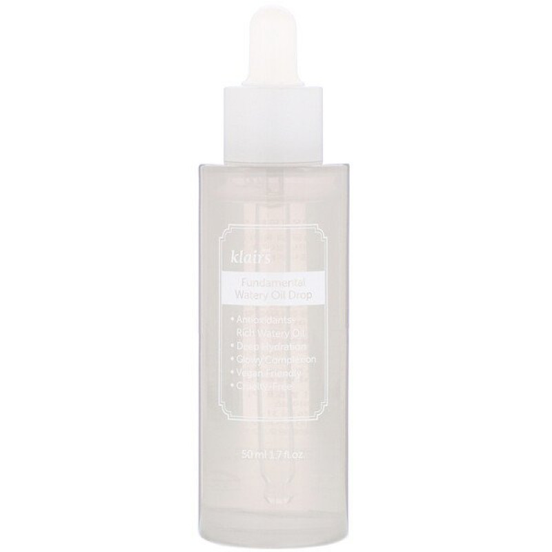 Dear, Klairs, Fundamental Watery Oil Drop, 1.7 fl oz (50 ml) Dear, Klairs, Fundamental Watery Oil Drop, 1.7 fl oz (50 ml)
