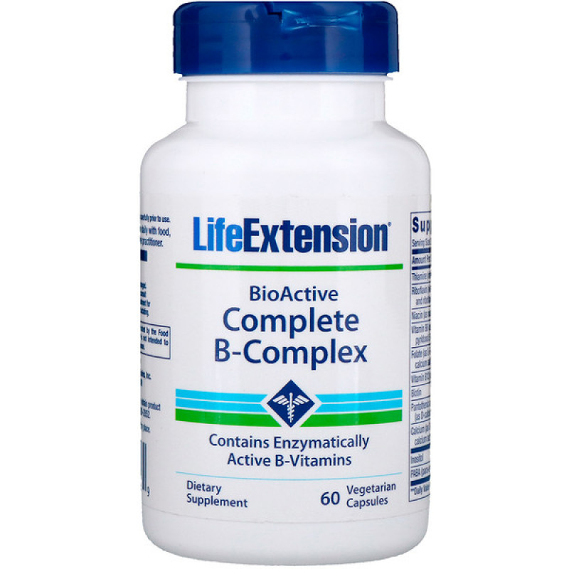 BioActive Complete B-Complex, 60 Vegetable Capsules BioActive Complete B-Complex, 60 Vegetable Capsules