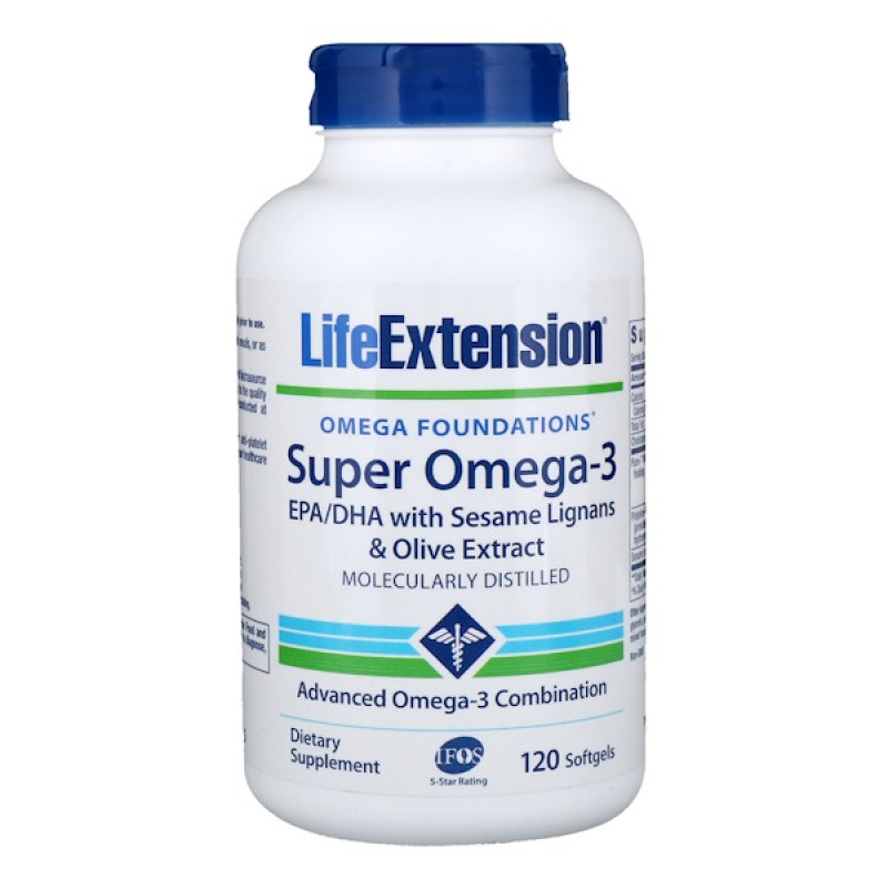 Omega Foundations, Super Omega-3, 120 Softgels Omega Foundations, Super Omega-3, 120 Softgels