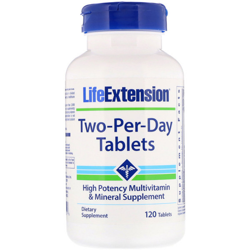 Two-Per-Day Tablets, 120 Tablets Two-Per-Day Tablets, 120 Tablets