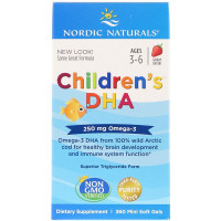 Nordic Naturals, Children s DHA, Strawberry, 360 Mini Soft Gels