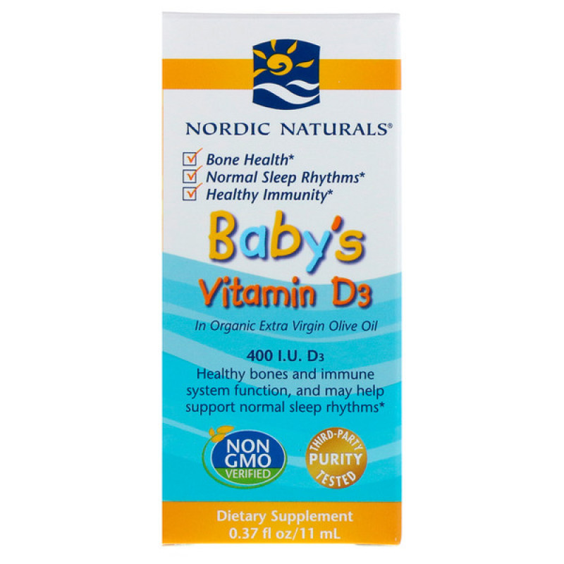 Baby's Vitamin D3, 400 I.U., 0.37 fl oz (11 ml) Baby's Vitamin D3, 400 I.U., 0.37 fl oz (11 ml)