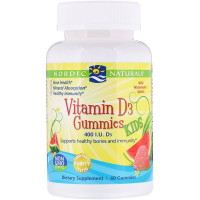 Vitamin D3 Gummies Kids, 400 I.U., 60 Gummies