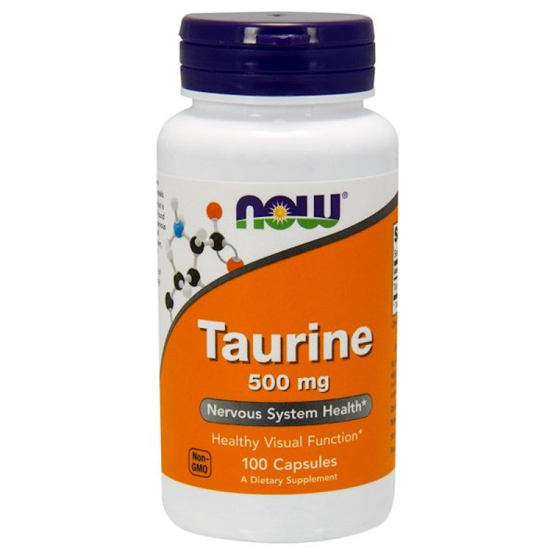 Taurine, 500 mg, 100 Capsules Taurine, 500 mg, 100 Capsules