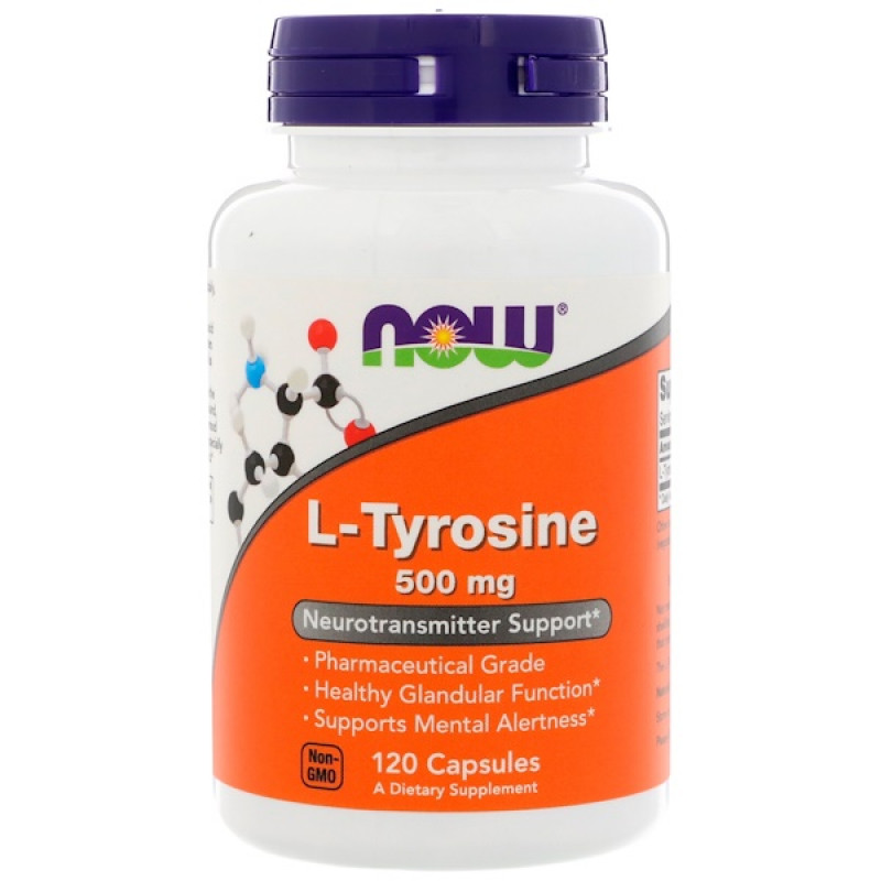 L-Tyrosine, 500 mg, 120 Capsules L-Tyrosine, 500 mg, 120 Capsules