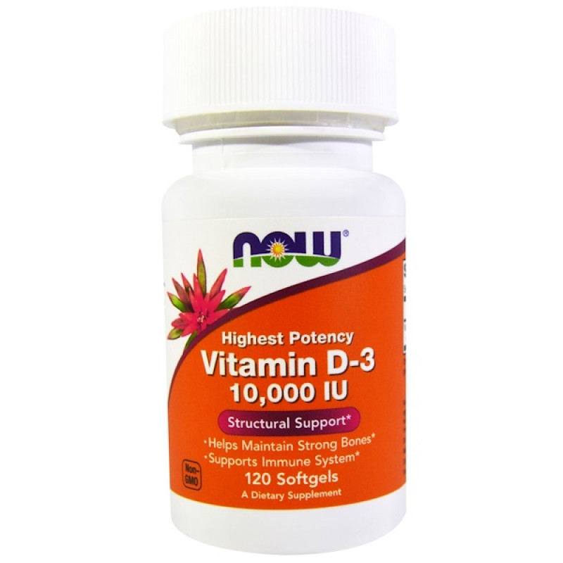 Vitamin D-3, 10,000 IU, 120 Softgels Vitamin D-3, 10,000 IU, 120 Softgels