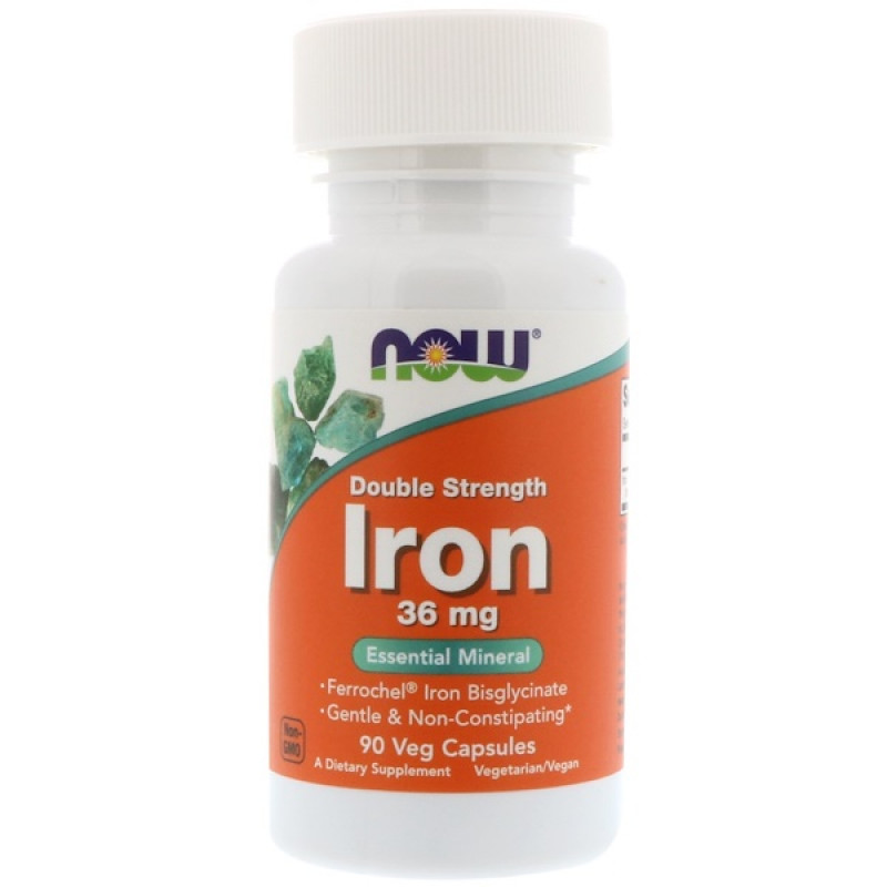 Iron, Double Strength, 36 mg, 90 Veg Capsules Iron, Double Strength, 36 mg, 90 Veg Capsules