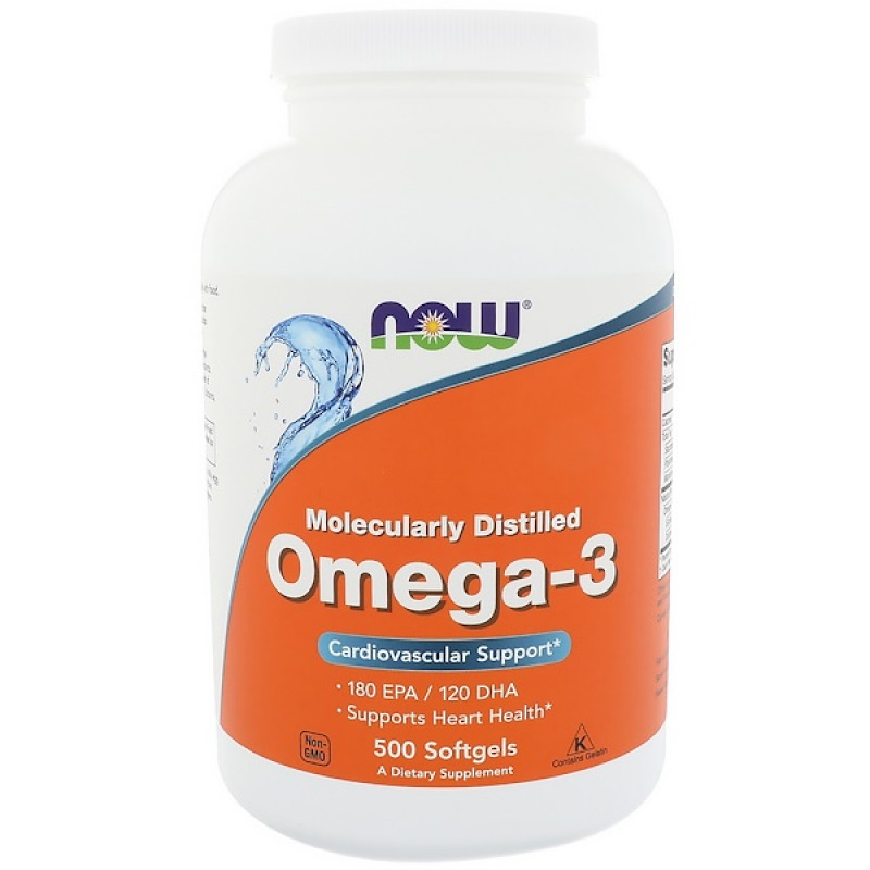 Omega-3, 180 EPA/120 DHA, 500 Softgels Omega-3, 180 EPA/120 DHA, 500 Softgels
