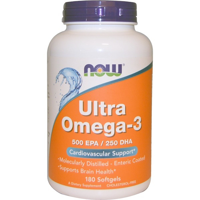 Ultra Omega-3, 500 EPA/250 DHA, 180 Softgels Ultra Omega-3, 500 EPA/250 DHA, 180 Softgels