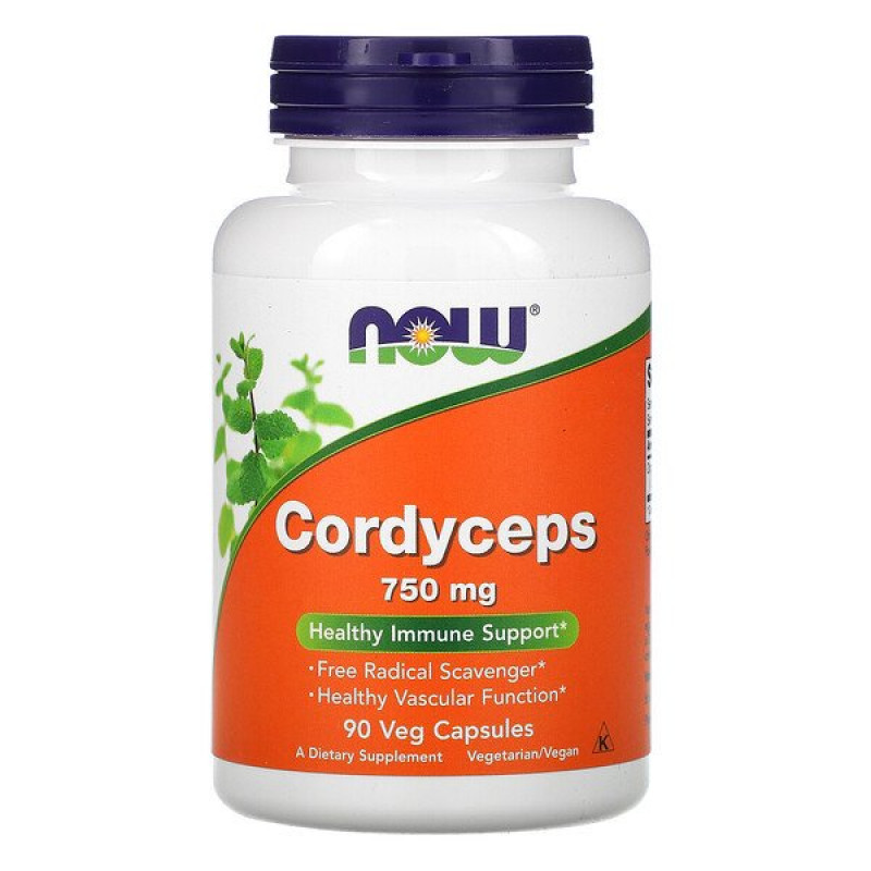 Now Foods, Cordyceps, 750 mg, 90 Veg Capsules Now Foods, Cordyceps, 750 mg, 90 Veg Capsules