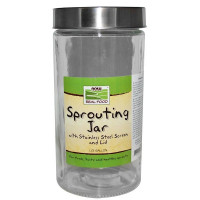Now Foods, Sprouting Jar, 1/2 Gallon