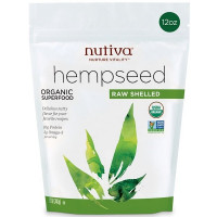 Nutiva, Organic Hemp Seed Raw Shelled, 12 oz (340 g)