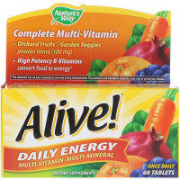 Alive!, Daily Energy, 60 Tablets