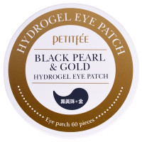Black Pearl & Gold Hydrogel Eye Patch, 60 Patches