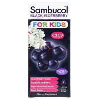Black Elderberry Syrup, For Kids, Berry Flavor, 7.8 fl oz (230 ml)