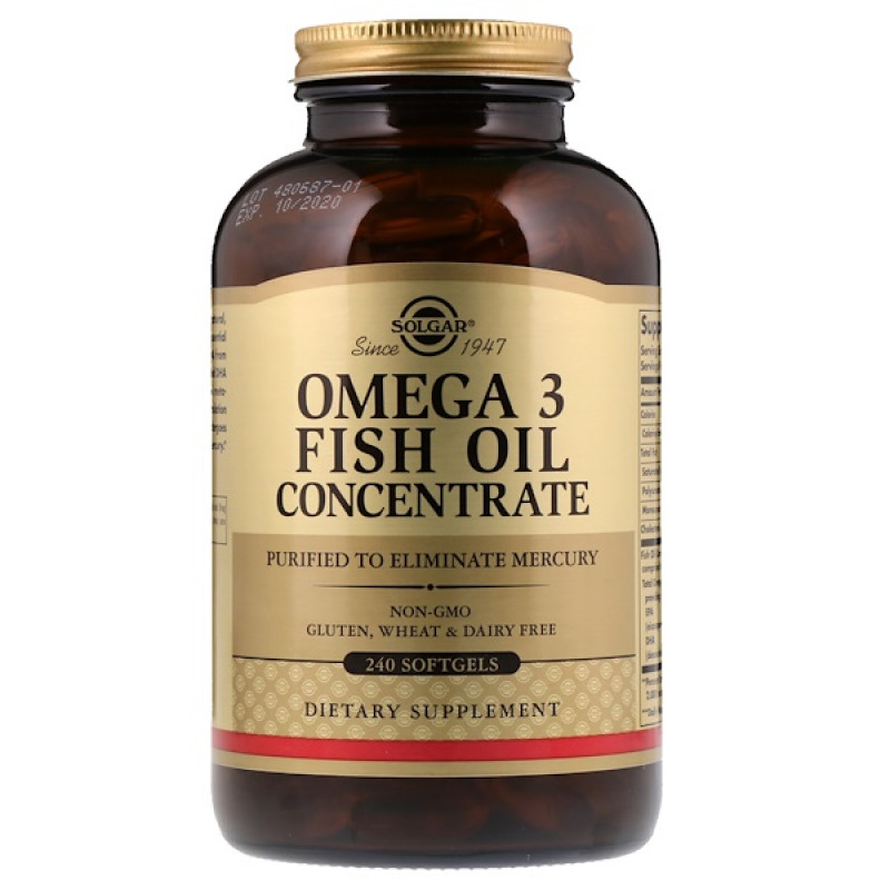Omega-3 Fish Oil Concentrate, 240 Softgels Omega-3 Fish Oil Concentrate, 240 Softgels