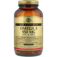 Omega-3, EPA & DHA, Triple Strength, 950 mg, 100 Softgels
