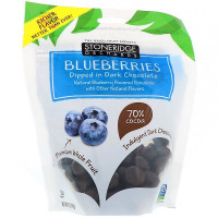 Blueberries, Dipped in Dark Chocolate, 5 oz (142 g)