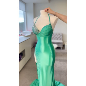 Satin dress "Janice"