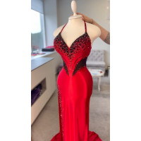 Satin dress "Cassandra"