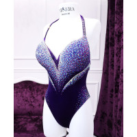 Bodysuit "Neon blue brilliance"