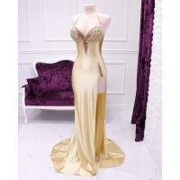 Satin dress "Isabella"