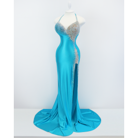 Satin dress "Arabella"
