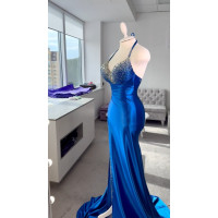 Satin dress "Tiffany"