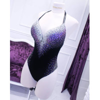 Bodysuit "Silver violet spark"