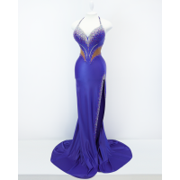 Satin dress "Lily"