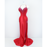 Satin dress "Celestia"