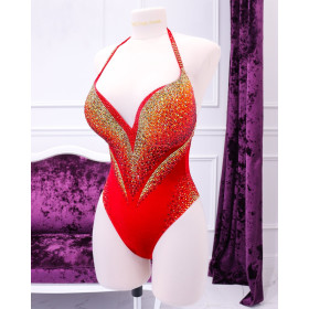 Bodysuit "Fiery velvet"